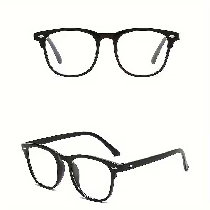 Unisex Transparent Lens Glasses