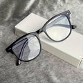Unisex Transparent Lens Glasses