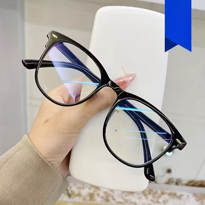 Unisex Transparent Lens Glasses